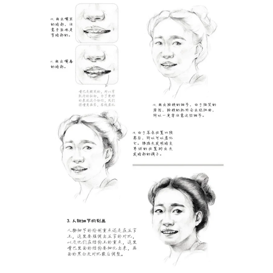 Карандашный эскиз в три шага книга о портрете головы от праймера до мастерства |