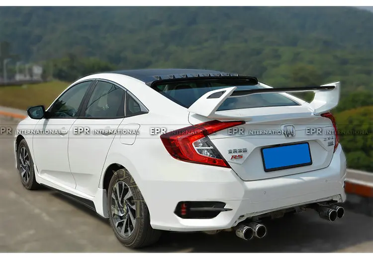 Автомобильные аксессуары стиль TR задний спойлер FRP подставка из стекловолокна с