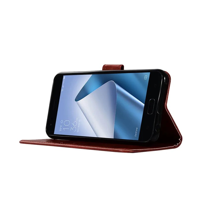 Чехол-книжка в стиле ретро для Asus Zenfone 4 Max ZC520KL чехол-кошелек из искусственной кожи