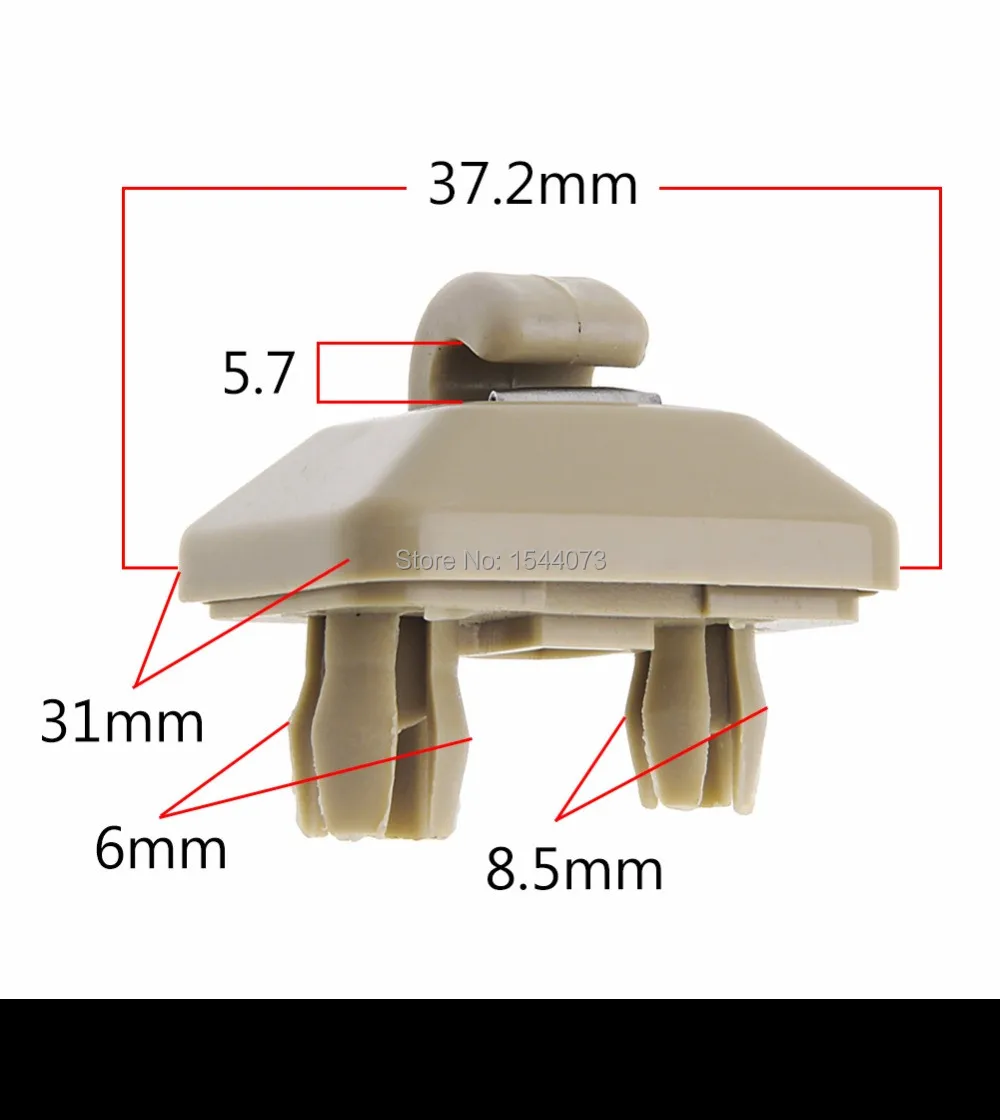 

100 шт., задние зажимы для Audi A1 A3 A4 A5 Q3 Q5 TT 8U0857562A 8E0 857 562