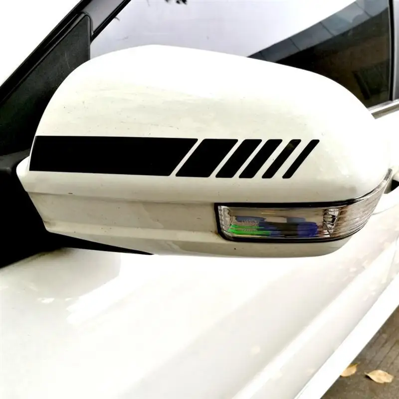 2 шт. мода авто Светоотражающая наклейка зеркало заднего вида Наклейка Виниловая