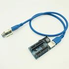 Новая плата расширения PCI Express USB 3,0 адаптер Райзер компоненты ПК удлинитель PCIE Райзер PCI-E карта Райзер PCI E Райзер для видеокарты