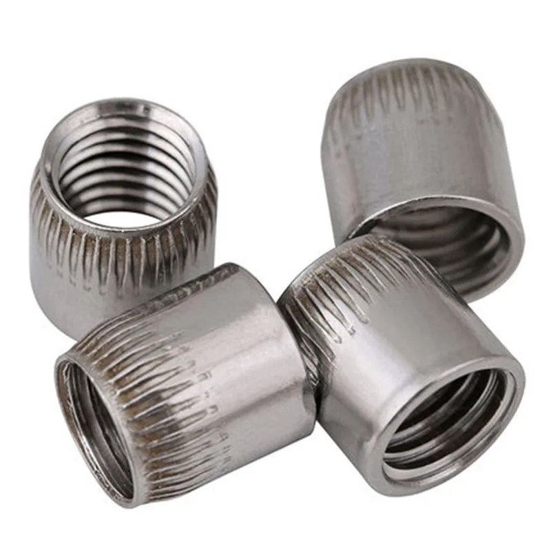 

5pcs M6 M8 M10 M12 304 stainless steel conical nut conicals nuts expansion knurling implosion screw cap