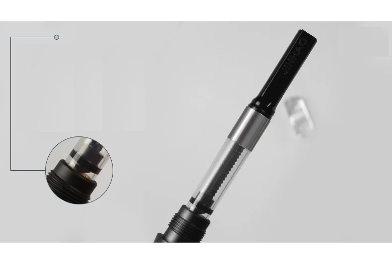 12 шт./лот прозрачные цветные авторучки Jinhao Metal Iraurita nib 0 5 мм канцелярские