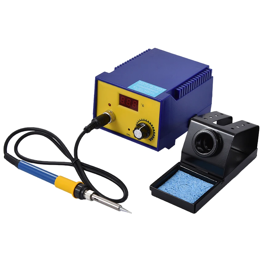 Высокомощная цифровая паяльная станция 938 Цифровой Регулируемый паяльник 110 В/220