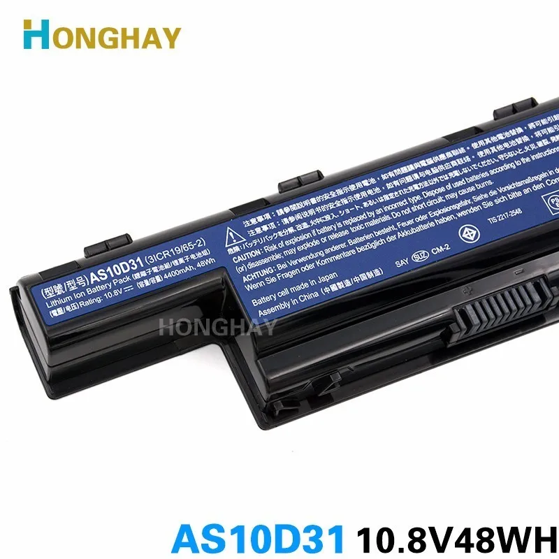 Аккумулятор для ноутбука HONGHAY AS10D31 ACER Aspire 4741 5741 5551 5750G 7551 5740 AS10D41 AS10D51 AS10D71 AS10D75 7741