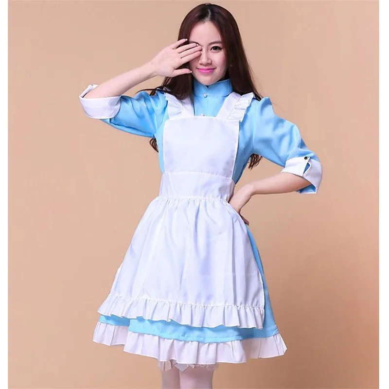 BOOCRE аниме Kagerou Проект Kozakura Mari Mary Косплей костюмы горничной одежда Униформа платья
