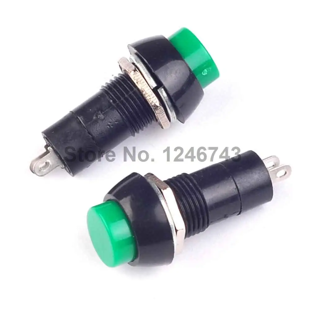 1 шт. PBS 11A 2 контактный Пластиковый Кнопочный Фиксатор с автоматическим замком 3A