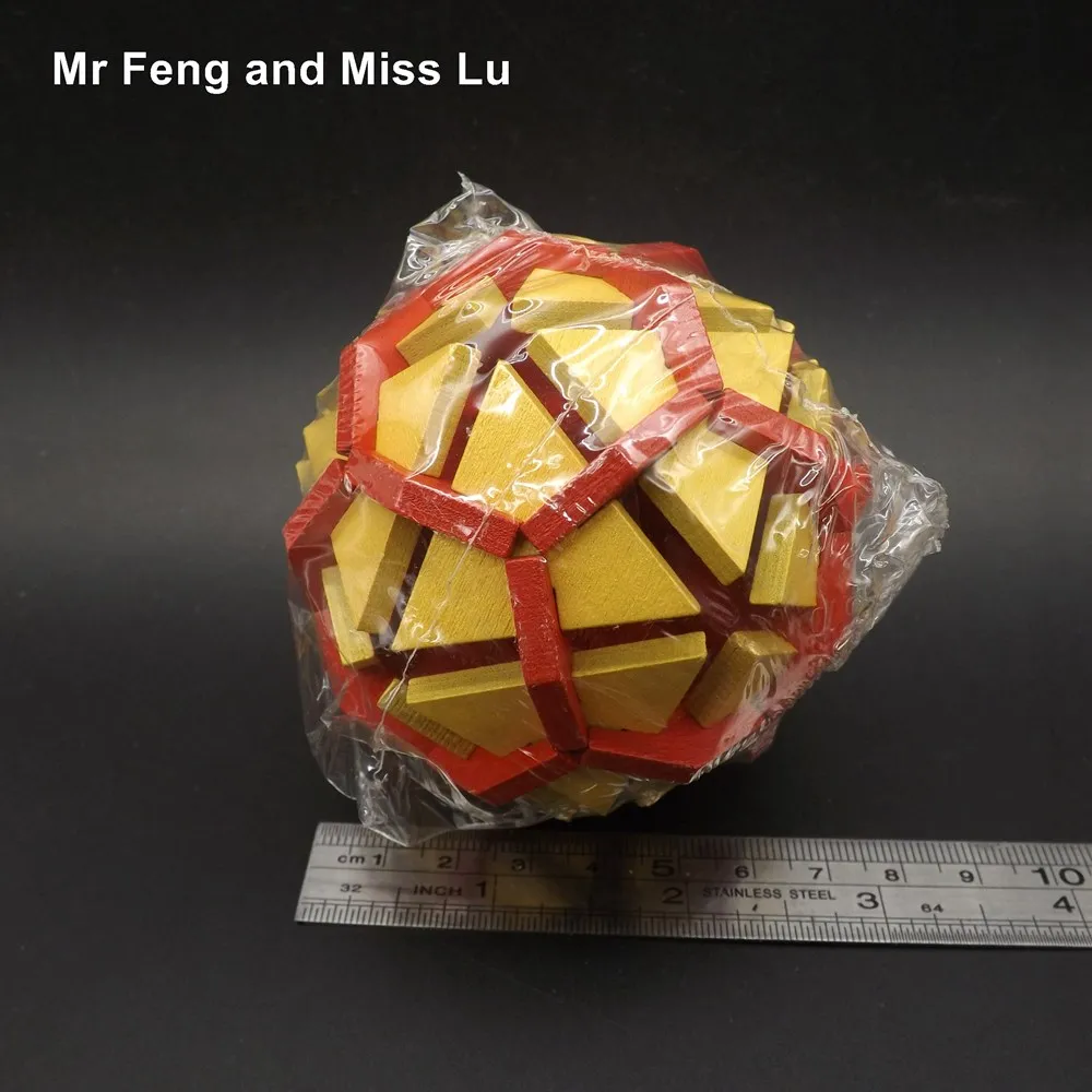 Традиционная деревянная игрушка для детей головоломка 3D КЛЕТКА игра | Игрушки и