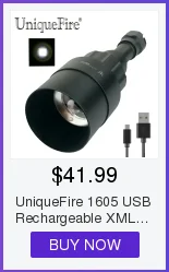 UniqueFire 1508 T50 мощный фонарь с ИК 850nm светодиодные лампы Тактический масштабирующий фонарик+ крепление для прицела для 18650 батареи