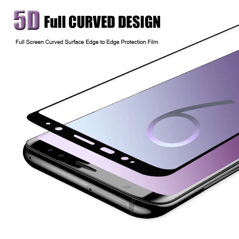 MPLSBO 5D закаленное стекло для Samsung Galaxy S7 Edge Note 8 S8 Plus защиты экрана S9 с полным