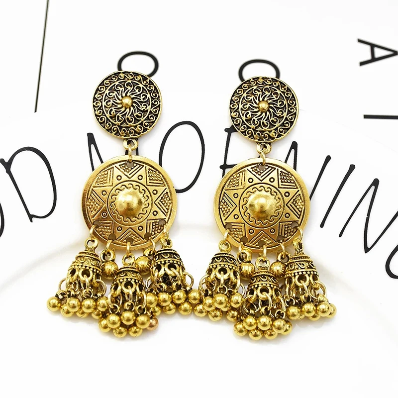 Индийские колокольчики богемные ювелирные изделия ретро винтажные в нескольких