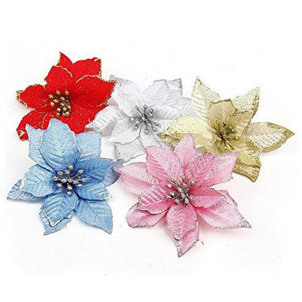 Рождественское украшение для дома navidad красочные блестящие искусственные Полые