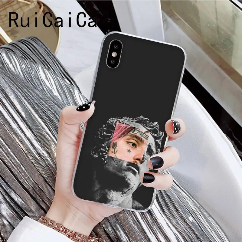 A3 RuiCaiCa Lil Peep популярное эстетическое забавное искусство модный телефон для iPhone8 7 6 6S Plus X XSMAX 5 5S SE XR 10 11 11pro 11promax - Цвет: A3