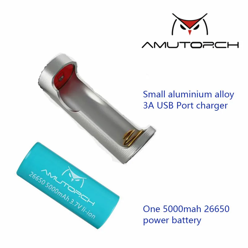 Аккумулятор и зарядное устройство Amutorch 26650 18650 21700|Фонарики осветительные
