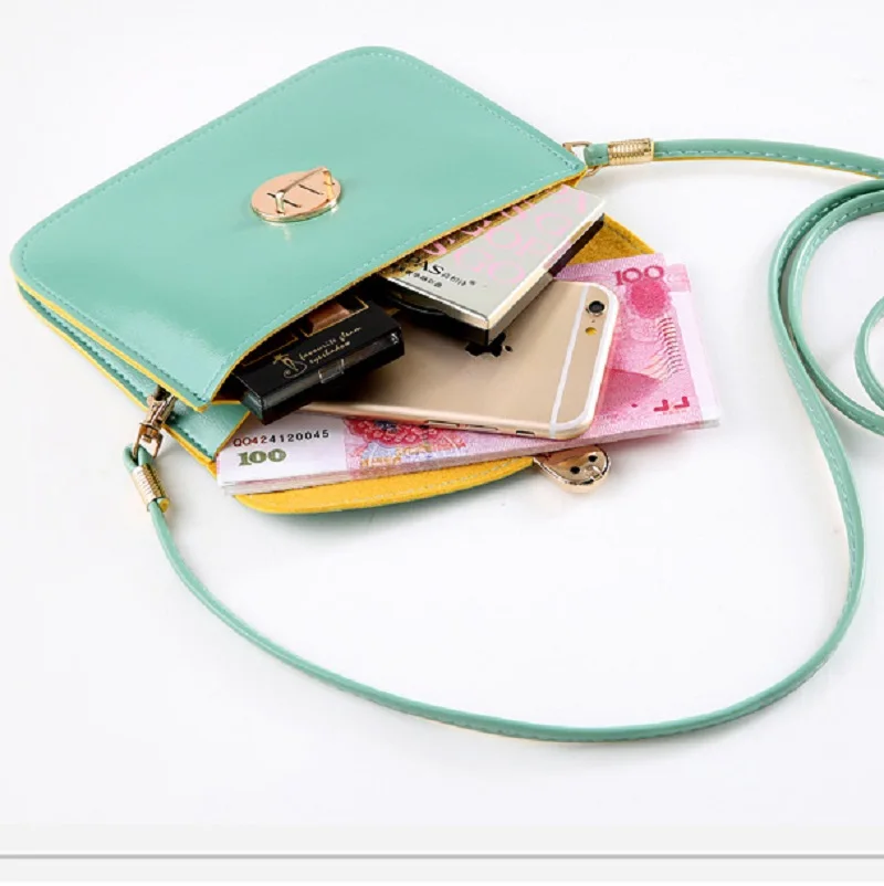 Винтажный чехол из искусственной кожи с замком миниатюрные сумки через плечо