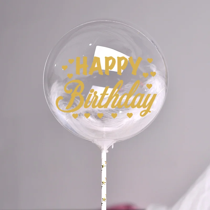 

1pc balloon sticker for Bubble Clear Helium Balloon wedding Baby shower birthday party Decoration Kids For Party Favors ballons
