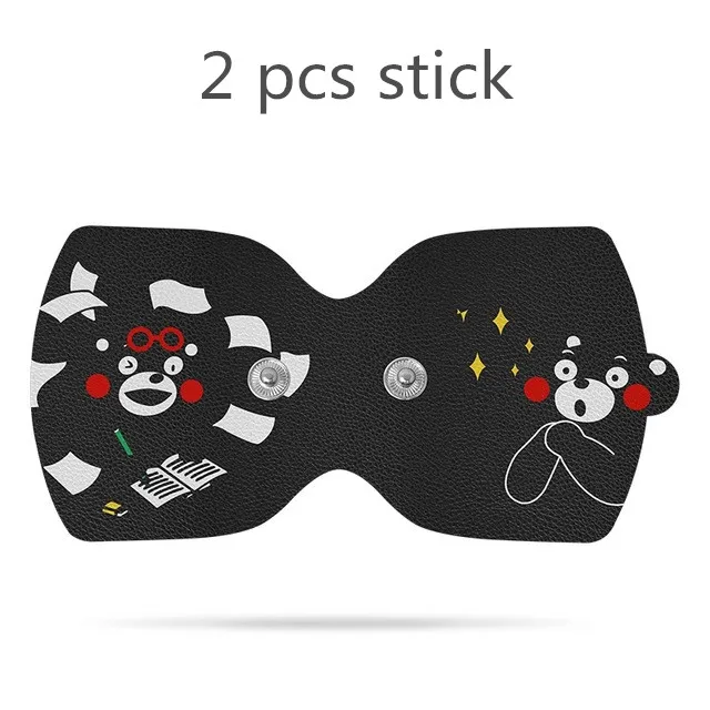 2PC Black Bear Stick MI Mijia LF Портативный электрический стимулятор массажные наклейки для всего тела волшебный Массажер терапия расслабление мышц для офисного работника - Цвет: 2PC Black Bear Stick