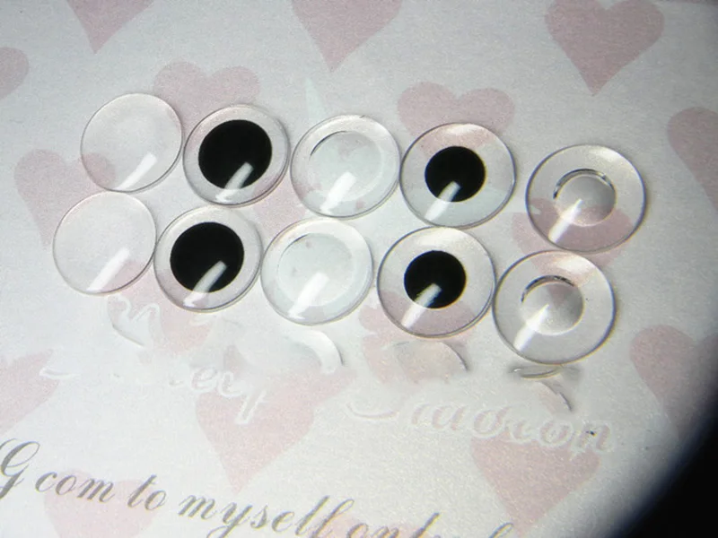 50 пар/лот Blyth большая Прозрачная черная кукла зрачком 5 Стиль EyeChips для