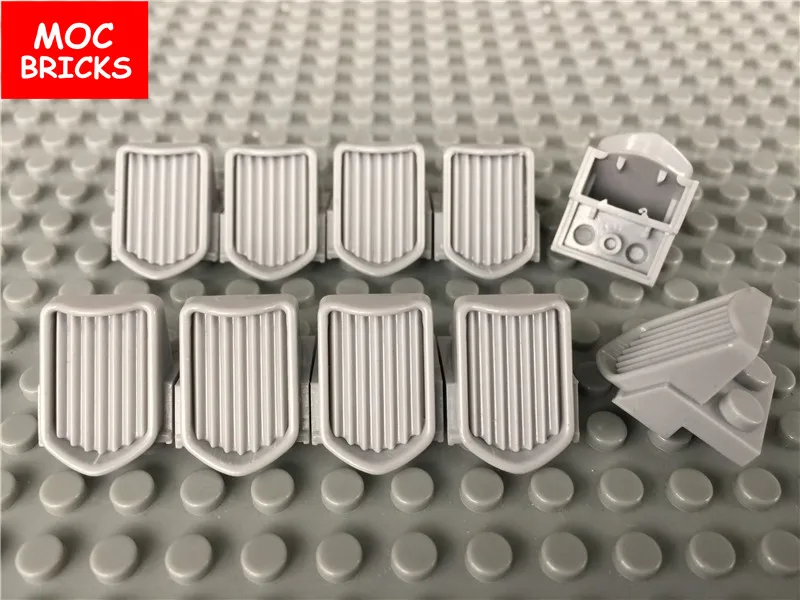 10 шт./лот MOC кирпичи автомобиль решетка радиатора 1x2x2 2/3 наклонная подгонка с 50946