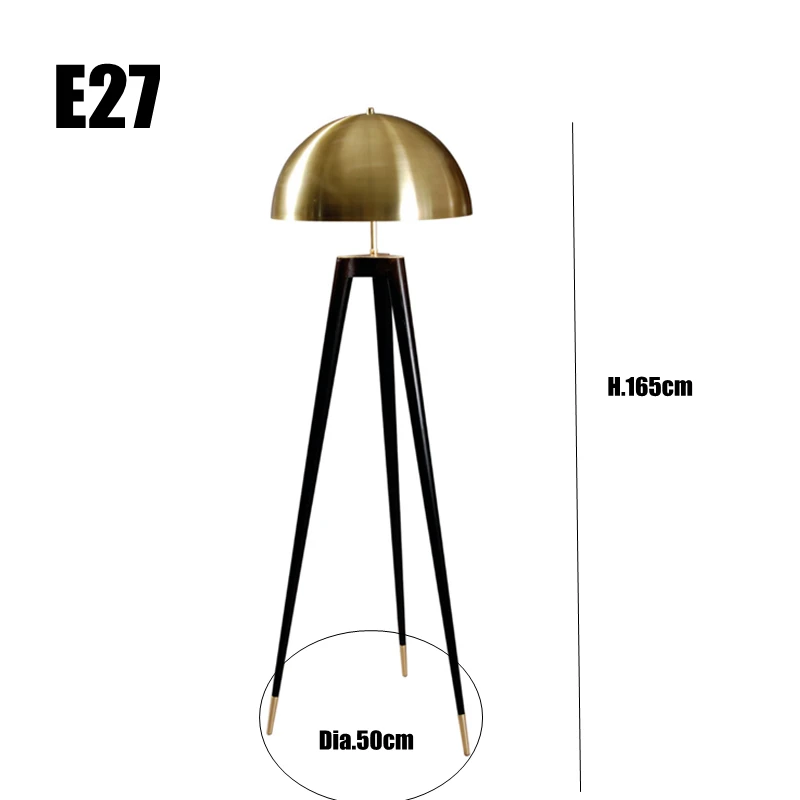 Пост Модерн гриб напольный светильник основание штатива нержавеющая абажур