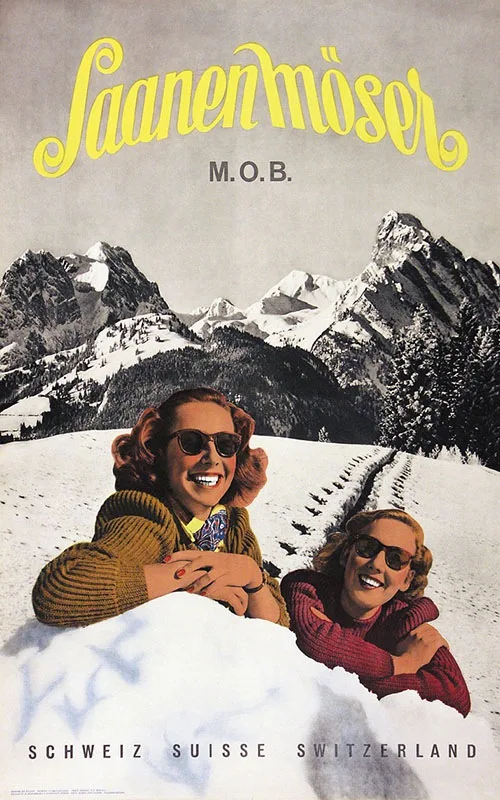 Швейцария Бернские постеры для путешествий М. О. Б. Искусственные картины на