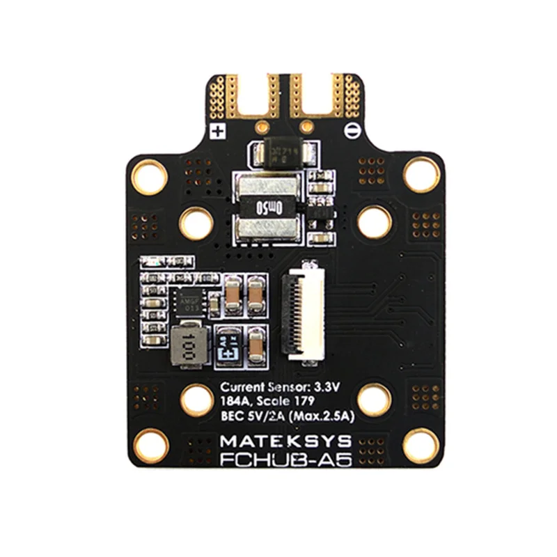 Matek Systems FCHUB A5 PDB Built-in 184A Current Sensor 5V 2A BEC 2-6S for RC Drone FPV Racing Multi Rotor | Игрушки и хобби