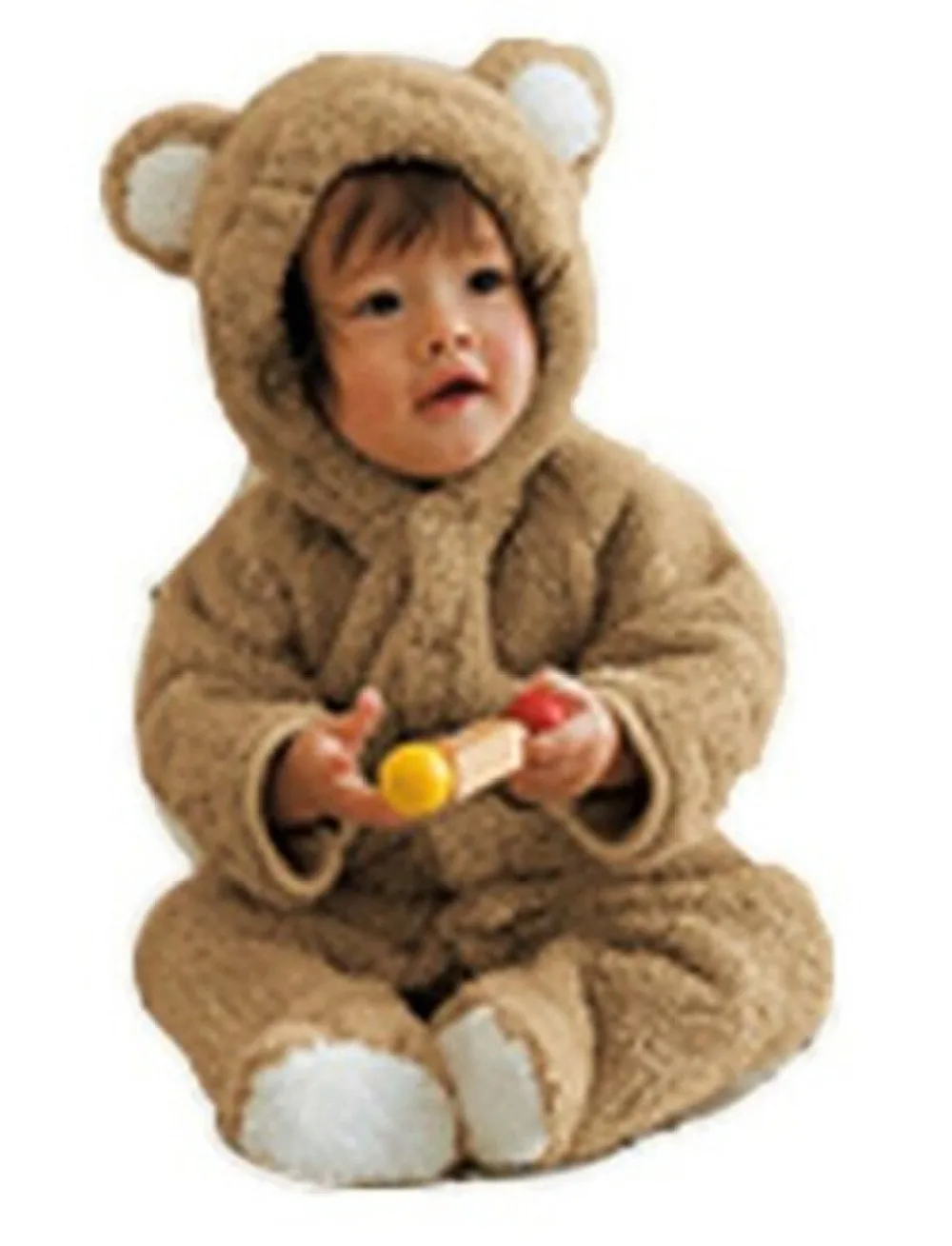 Детский комбинезон для мальчиков и девочек зимний утепленный с милыми животными