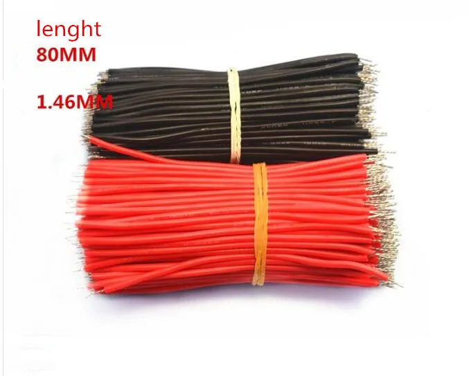 50 шт./лот 8 см UL3239 высококачественный 26AWG Электрический провод медный оловянный