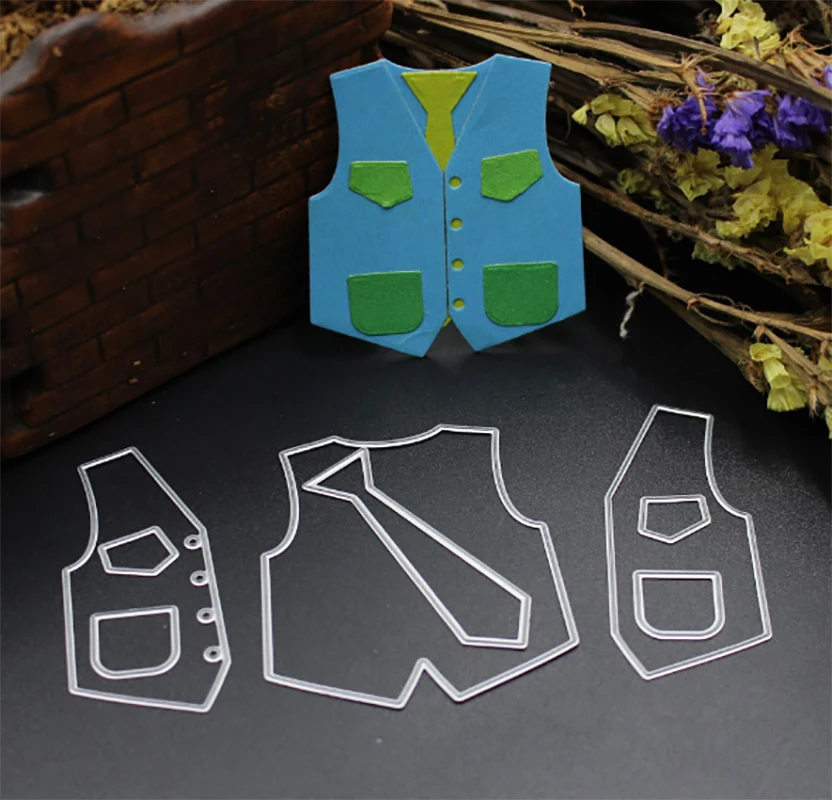 

ZhuoAng New color children's clothing design cutting mold making DIY clip art book decoration embossing mold