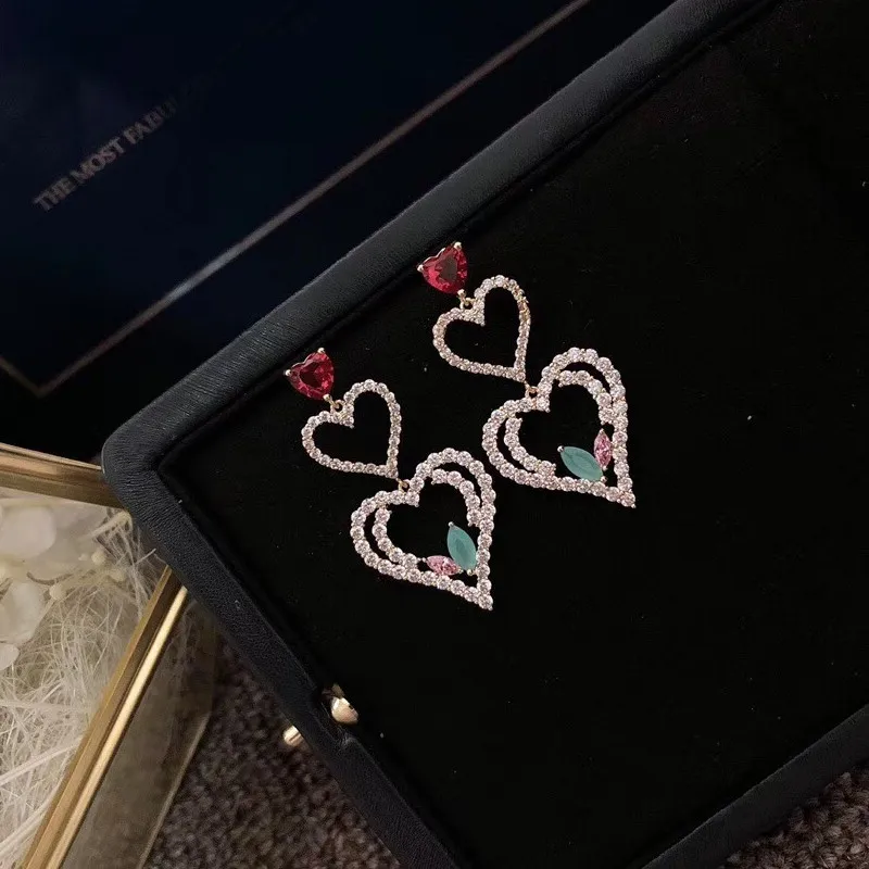 Дизайнерские Модные ювелирные изделия из меди 3A кубического циркония вечерние