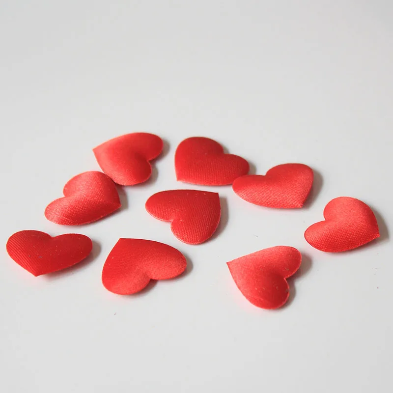 2000 шт. 2 1 см тканевые конфетти с сердечком для свадебной вечеринки на день
