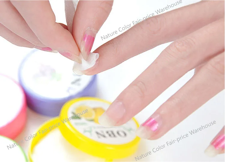 32 баночки для снятия лака ногтей ароматизированных фруктов бумажные салфетки