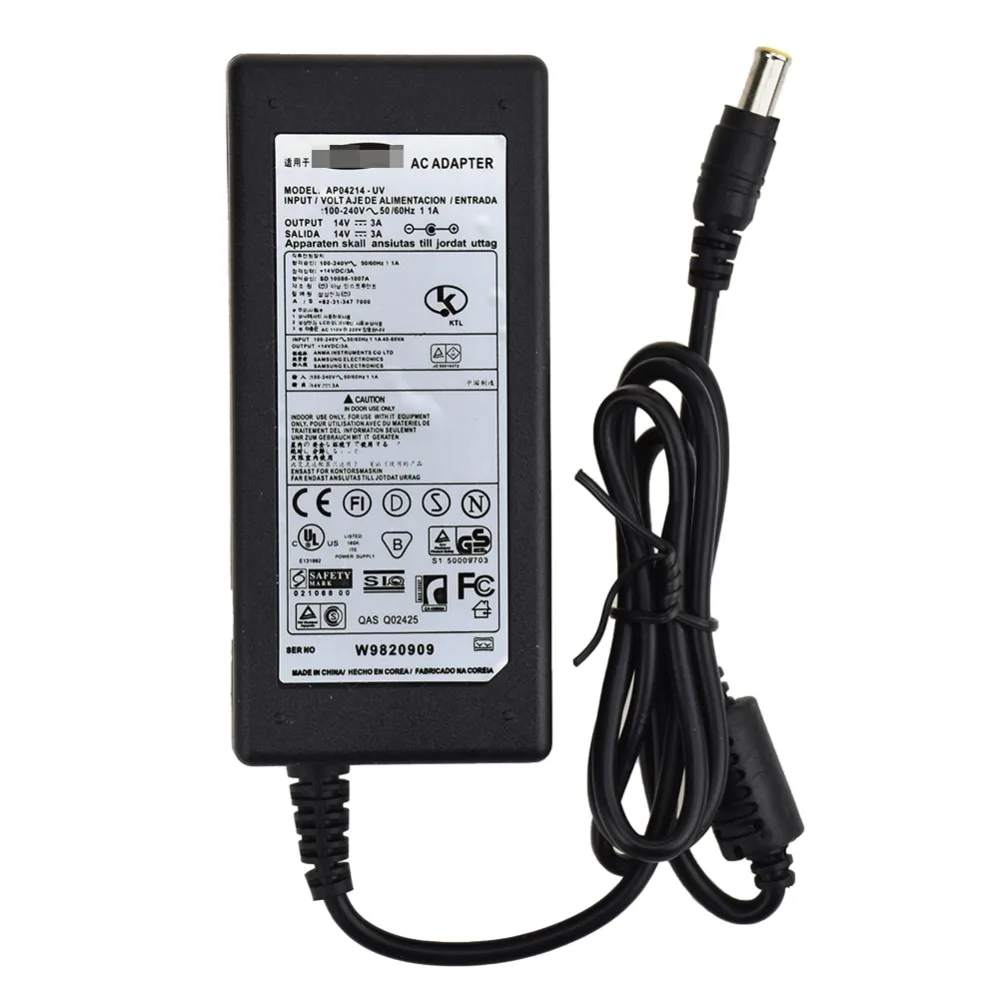 AC100V 240V для Samsung LS22D300 S24D360HL S22D300NV PN3014 зарядное устройство компьютера|Адаптеры