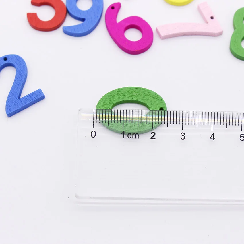 Цифровые деревянные пуговицы для скрапбукинга декоративные аксессуары