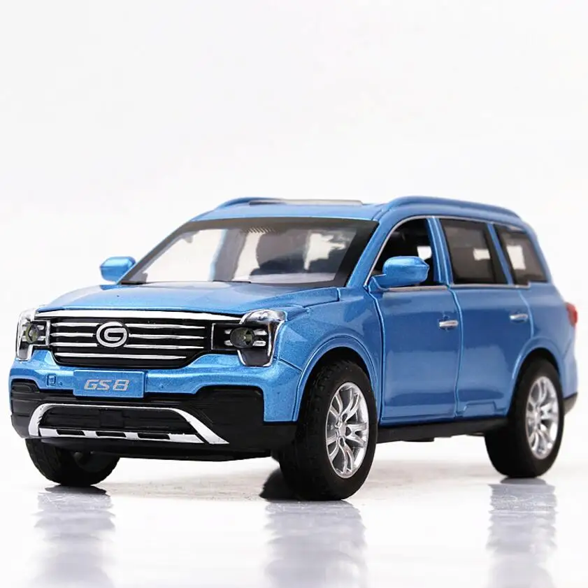 1:32 Diecasts& игрушечные транспортные средства Trumpchi GS8 модель автомобиля со звуком и светильник коллекция автомобиля игрушки для мальчика Детский подарок brinquedos