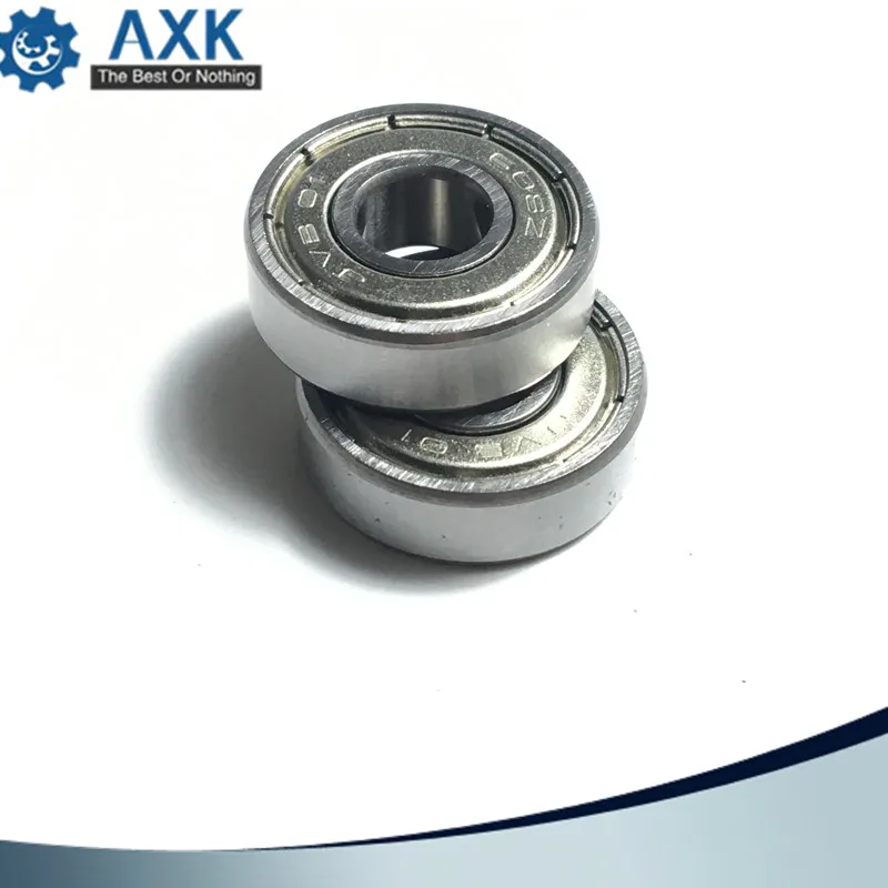 606ZZ подшипник ABEC-5 10/100 шт 6x17x6 мм миниатюрный 606Z упорные шариковые подшипники 606 ZZ EMQ