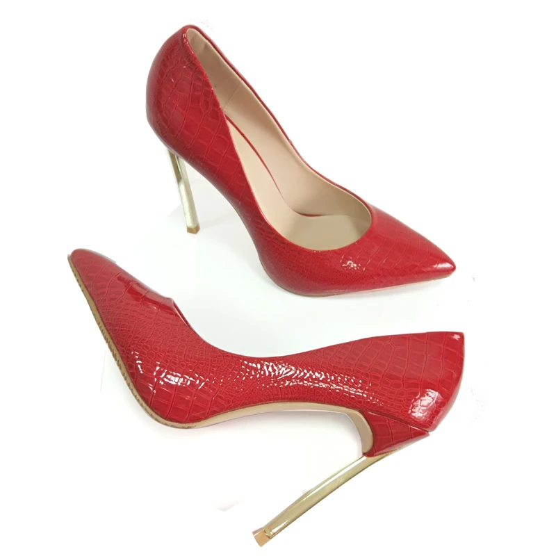 Женские туфли лодочки из искусственной кожи на высоком каблуке 12 см|high heel wedding