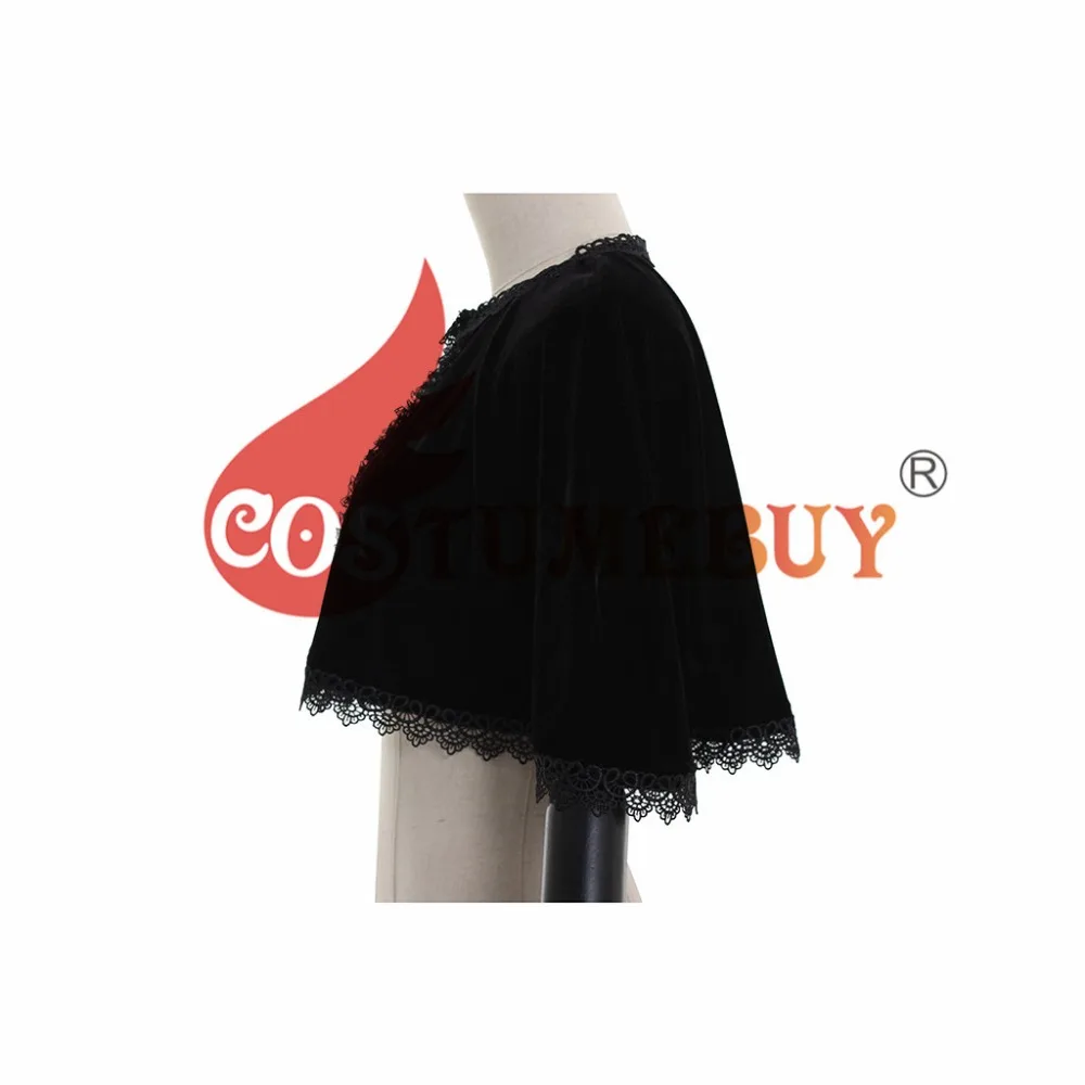 Костюм для косплея Женский бархатный черная накидка в средневековом