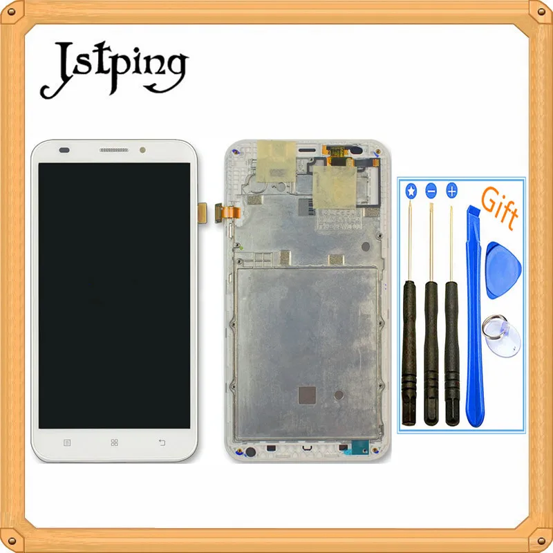 Jstping 5 5-дюймовый полноэкранный ЖК-дисплей для Lenovo A916 панель в сборе рамка с
