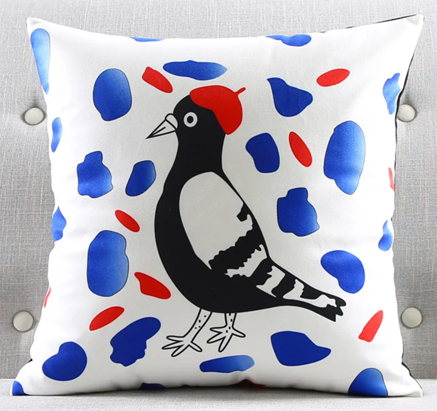 Бесплатная доставка! Красочная квадратная декоративная подушка/Чехол almofadas 45 53