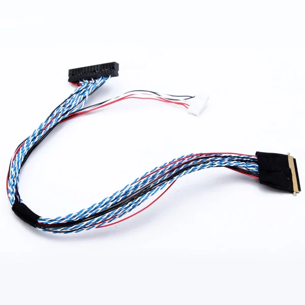 Универсальный 40Pin 2 канала 6 бит светодиодный ЖК-дисплей LVDS экран кабель для 10,1/15,6/14 дюймов ЖК-светодиодный дисплей