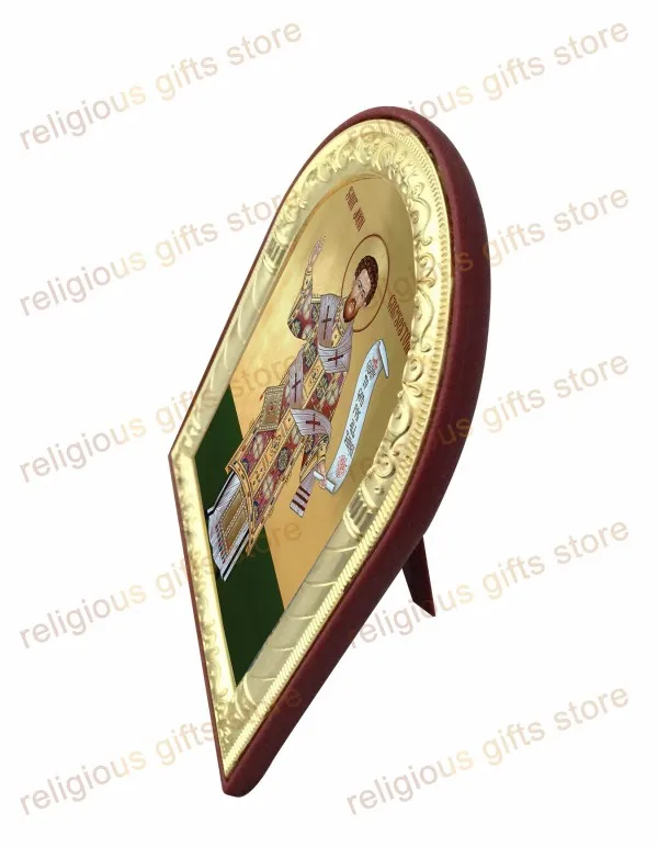 Европейский стиль Искусственный металлический золотой цвет серебряная икона