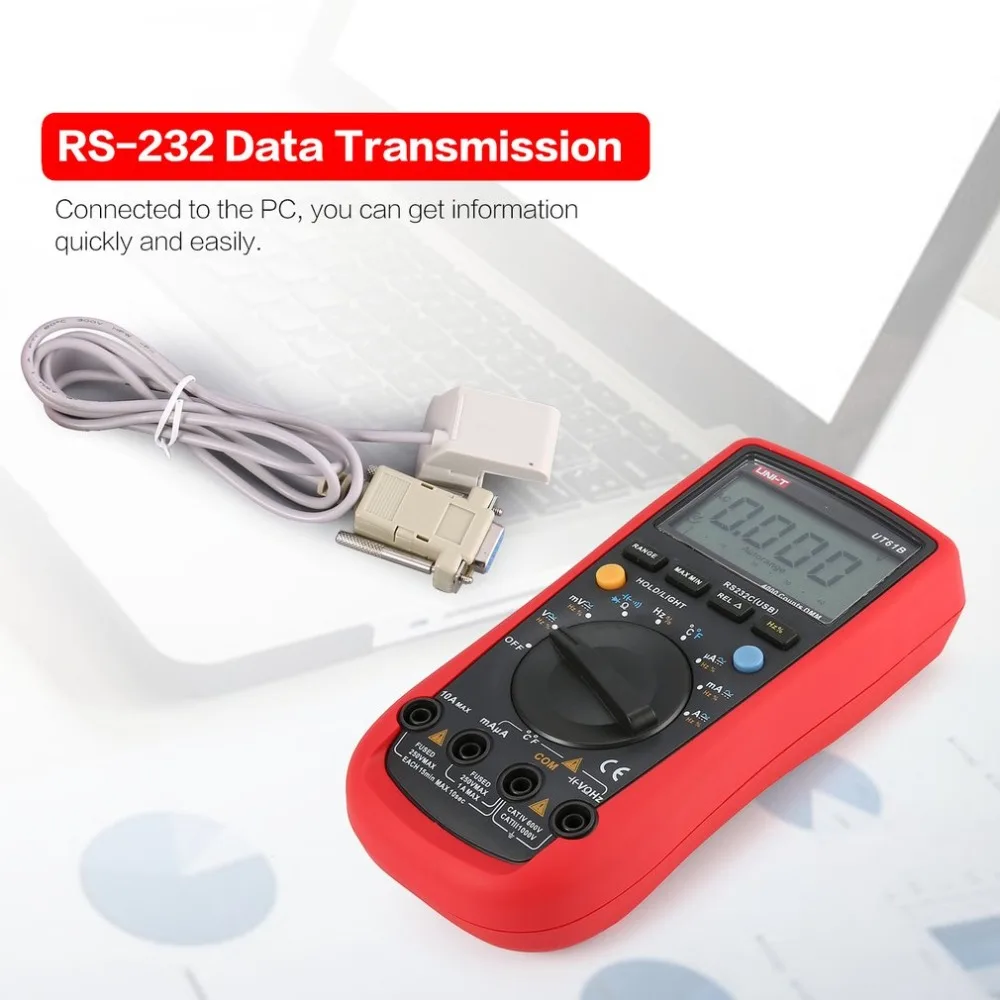 UNI-T UT61A/B/C/D/E Counts Digital Multimeter with Auto Range DC/AC Voltage Current Ohm Capacitance Diode True RMS | Инструменты