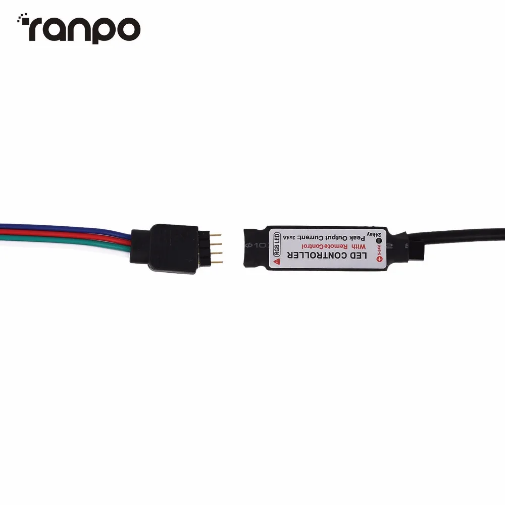 USB 5 в 1 м 2 м 3 м 4 м 5 м Светодиодная лента RGB светильник ТВ задний светильник комплект+ РЧ пульт дистанционного управления/24-кнопочный пульт дистанционного управления 5050 SMD RGB гибкий светильник