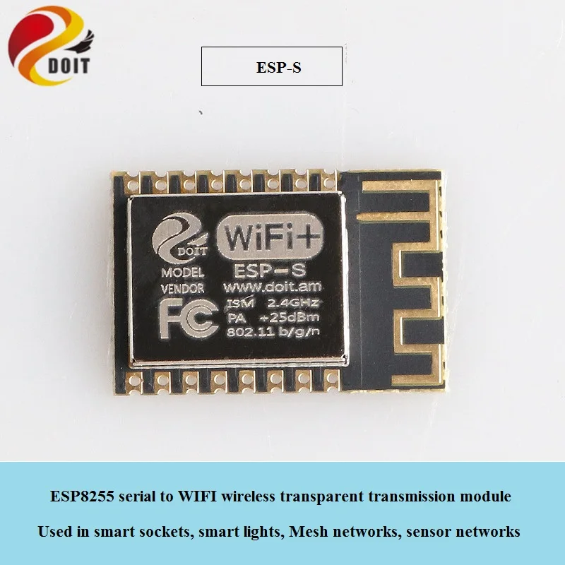 esp-s Модуль Wi-Fi ESP8266 ESP8285 ESP-12E ESP-12F ESP-F ESP-M1 ESP-M2 DT-06 ESP-01s ESP-07 Wroom-02 ESP32 2,4G XH-NF-01 RC игрушки - Цвет: esp-s