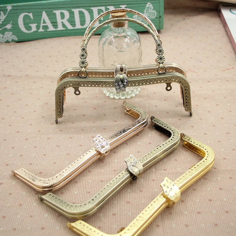 20 Cm Metal Clasps For Purses Purse Frame With Handle O Bag Handles Bts Accessories DIY Parts Drop Shipping | Багаж и сумки