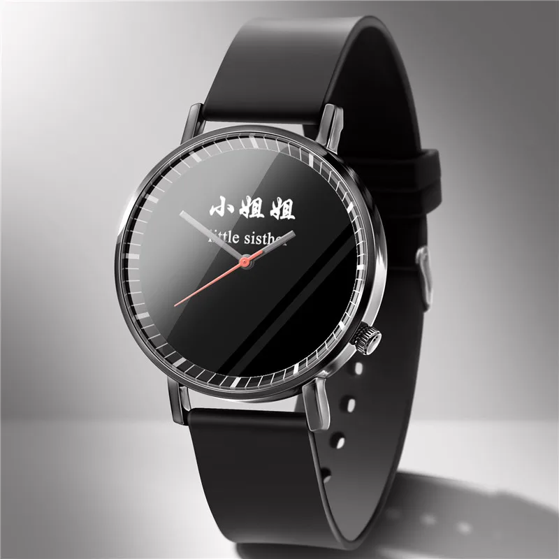 2019 Новые простые модные черно белые геометрические часы для мужчин и женщин