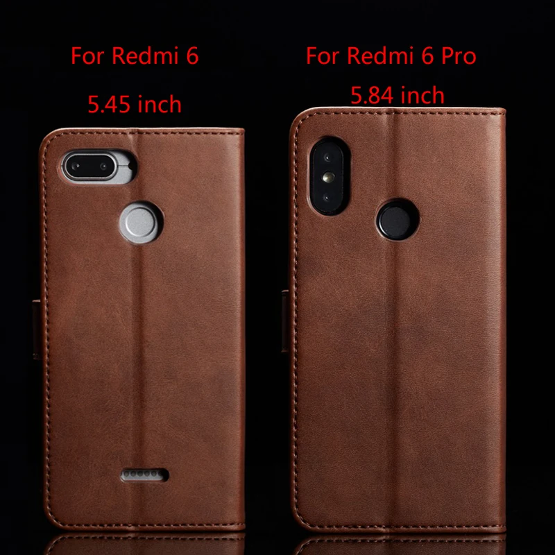 Чехол для Xiaomi Redmi 6 Pro, кожаный чехол-кошелек, Роскошный чехол для Xiaomi Redmi 6 Pro, чехол-книжка для Xiaomi Redmi 6 Pro, чехол