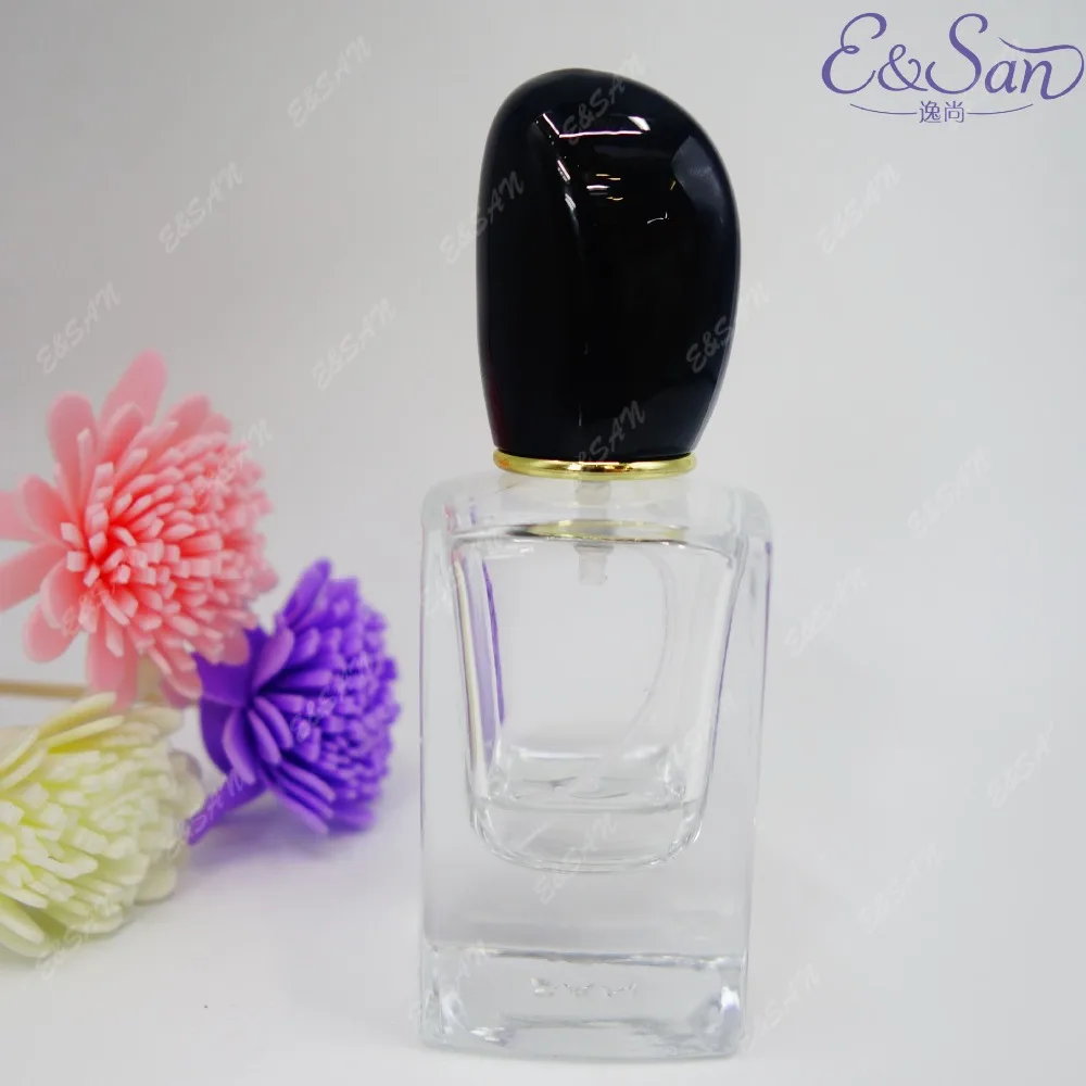 PT188 30ML прозрачная квадратная Высококачественная Белая и черная пустая